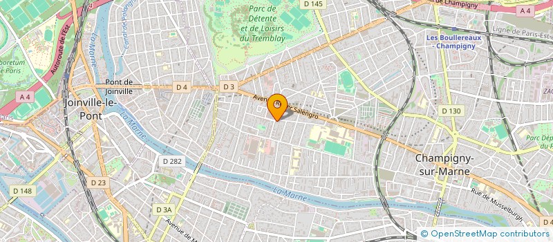 localisation de l'entreprise MONSIEUR LOUIS UZABAKILIHO à CHAMPIGNY-SUR-MARNE