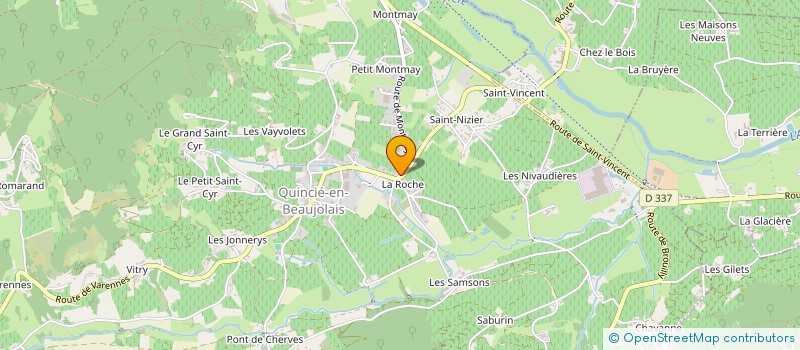 localisation de l'entreprise MONSIEUR LOUIS VACHERON à QUINCIE EN BEAUJOLAIS