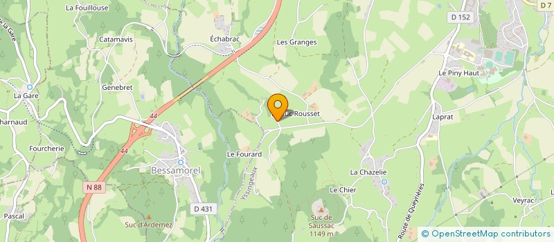 localisation de l'entreprise MONSIEUR LOUIS VALOUR  YSSINGEAUX