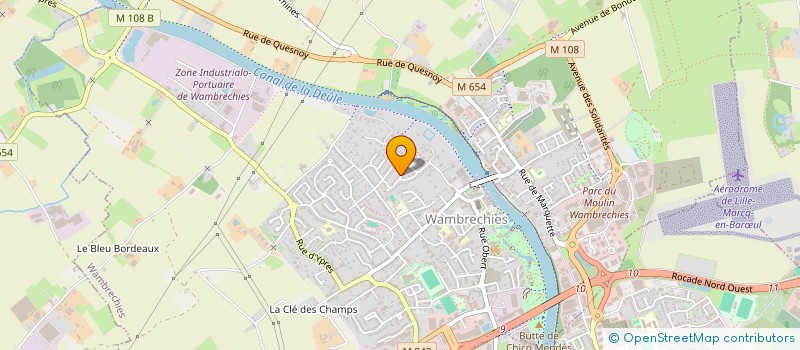 localisation de l'entreprise MONSIEUR LOUIS VANCO  WAMBRECHIES