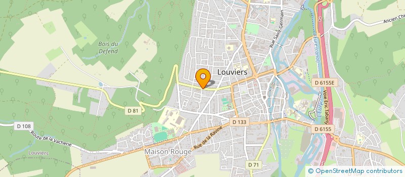 localisation de l'entreprise MONSIEUR LOUIS VANDEVOORDE  LOUVIERS