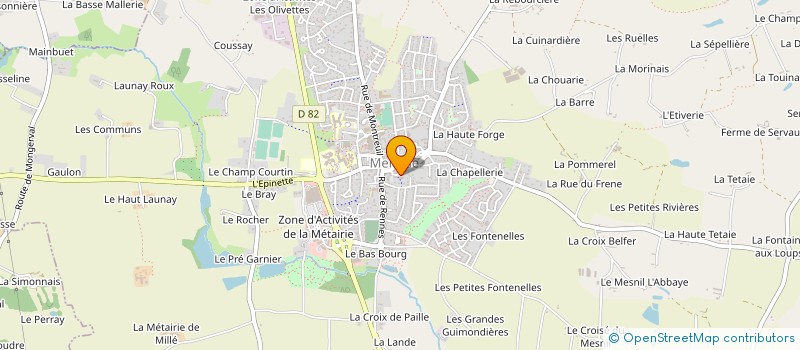 localisation de l'entreprise MONSIEUR LOUIS VAUR  MELESSE