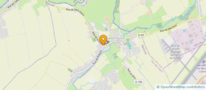 localisation de l'entreprise MONSIEUR LOUIS VERBECQUE  CALONNE-SUR-LA-LYS