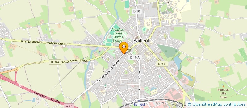 localisation de l'entreprise MONSIEUR LOUIS VERCRUYSSE à BAILLEUL