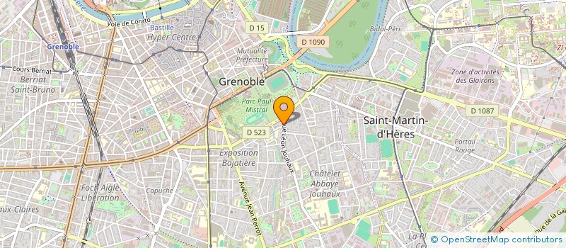 localisation de l'entreprise MONSIEUR LOUIS VERDIER  GRENOBLE