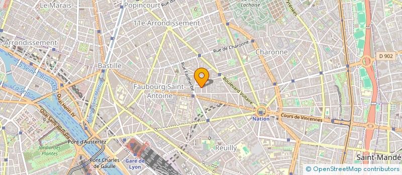 localisation de l'entreprise MONSIEUR LOUIS VERGNET  PARIS