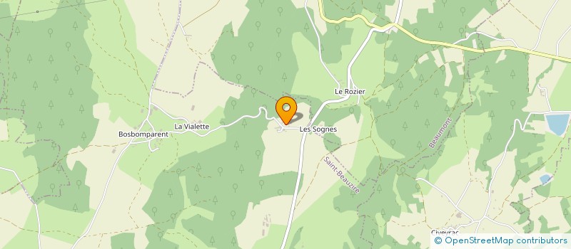 localisation de l'entreprise MONSIEUR LOUIS VERNIERE à SAINT-BEAUZIRE