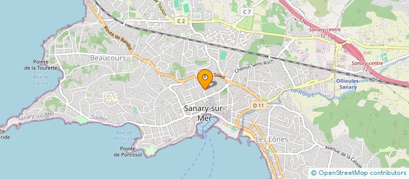 localisation de l'entreprise MONSIEUR LOUIS VERRE à SANARY-SUR-MER