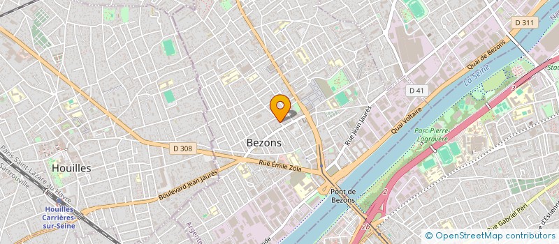 localisation de l'entreprise MONSIEUR LOUIS VESPUCE  BEZONS