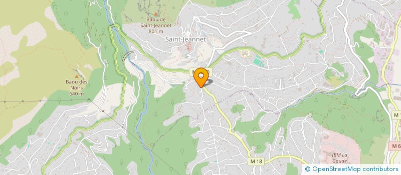 localisation de l'entreprise MONSIEUR LOUIS VIALE  SAINT-JEANNET