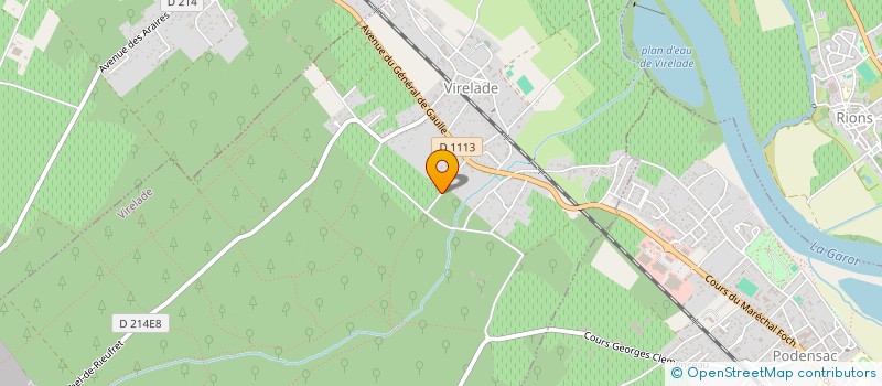 localisation de l'entreprise MONSIEUR LOUIS VICENTE  VIRELADE