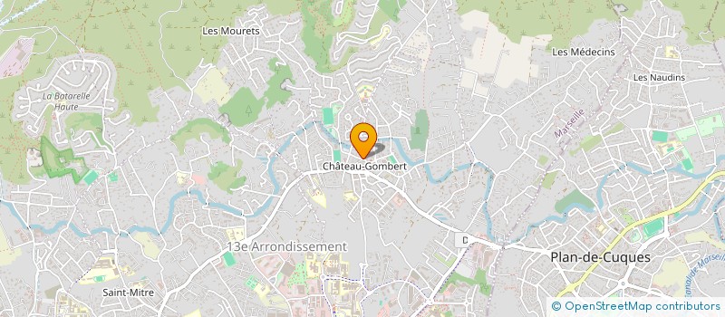 localisation de l'entreprise MONSIEUR LOUIS-VICTOR HANCE  MARSEILLE