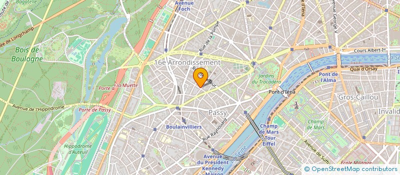 localisation de l'entreprise MONSIEUR LOUIS VICTOR TURPIN  PARIS