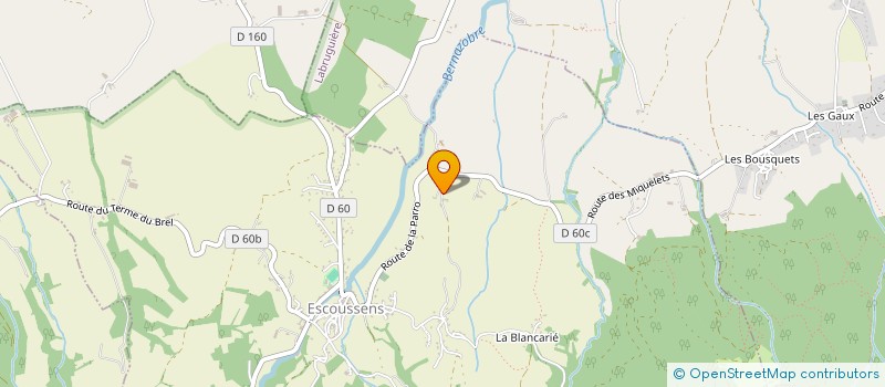 localisation de l'entreprise MONSIEUR LOUIS VIDAL  LABRUGUIERE