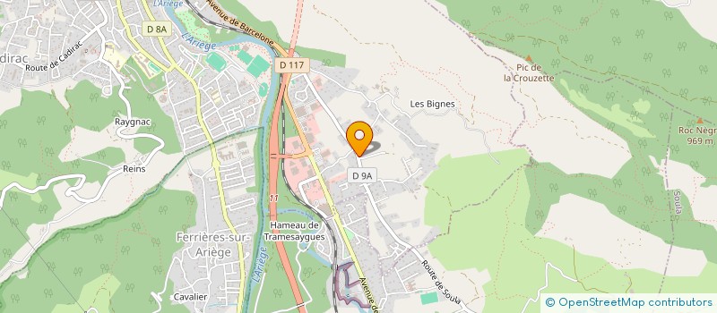 localisation de l'entreprise MONSIEUR LOUIS VIDAL  FOIX