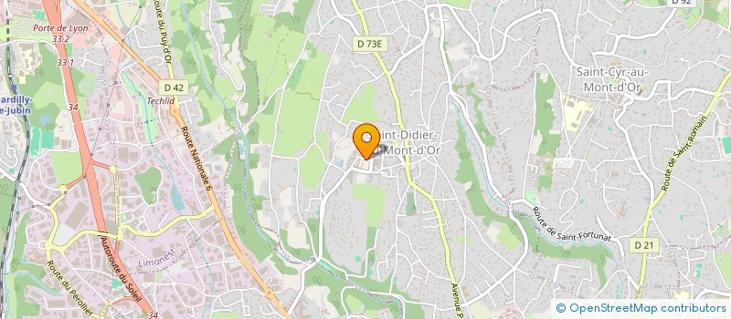 localisation de l'entreprise MONSIEUR LOUIS VIESIER  SAINT-DIDIER-AU-MONT-D'OR