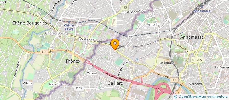 localisation de l'entreprise MONSIEUR LOUIS VIGNE  GAILLARD