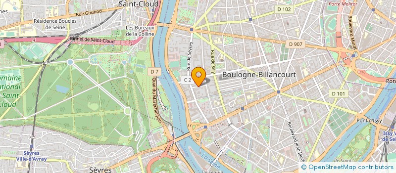 localisation de l'entreprise MONSIEUR LOUIS VIGNES à BOULOGNE-BILLANCOURT