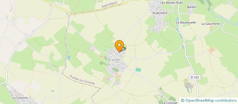 localisation de l'entreprise MONSIEUR LOUIS VILLE  PRAILLES-LA COUARDE