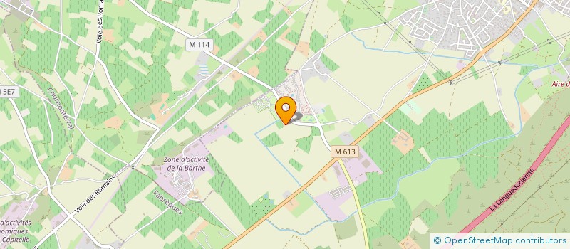 localisation de l'entreprise MONSIEUR LOUIS VINCENT  FABREGUES