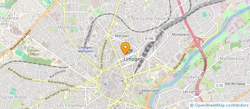 localisation de l'entreprise MONSIEUR LOUIS VITO à LIMOGES