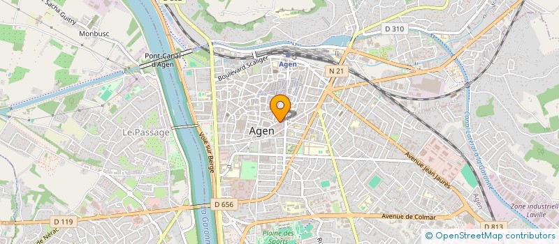 localisation de l'entreprise MONSIEUR LOUIS VIVIER  AGEN