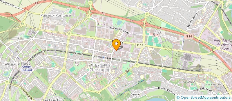 localisation de l'entreprise MONSIEUR LOUIS-VIVIER BUKURU  CERGY