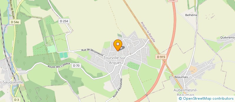 localisation de l'entreprise MONSIEUR LOUIS VOISIN  TOURVILLE-SUR-ARQUES