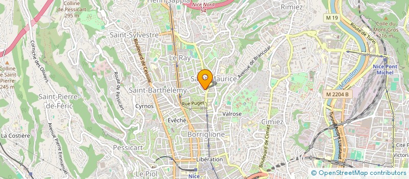 localisation de l'entreprise MONSIEUR LOUIS VOISIN  NICE