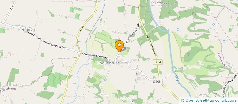 localisation de l'entreprise MONSIEUR LOUIS VREBOSCH  LANNEPAX