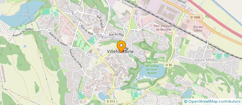 localisation de l'entreprise MONSIEUR LOUIS VUILLIN  VILLEFONTAINE