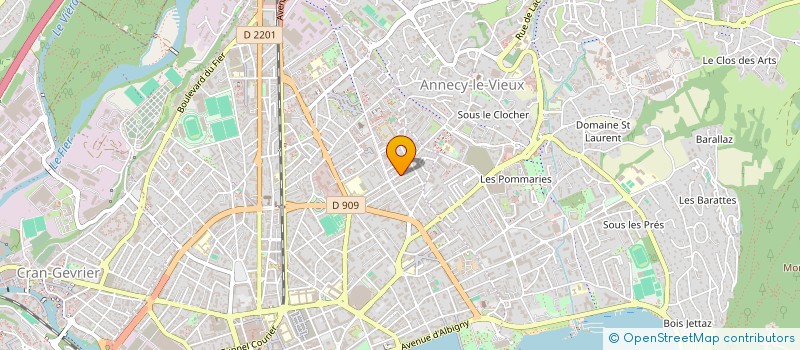 localisation de l'entreprise MONSIEUR LOUIS WAGNER à ANNECY