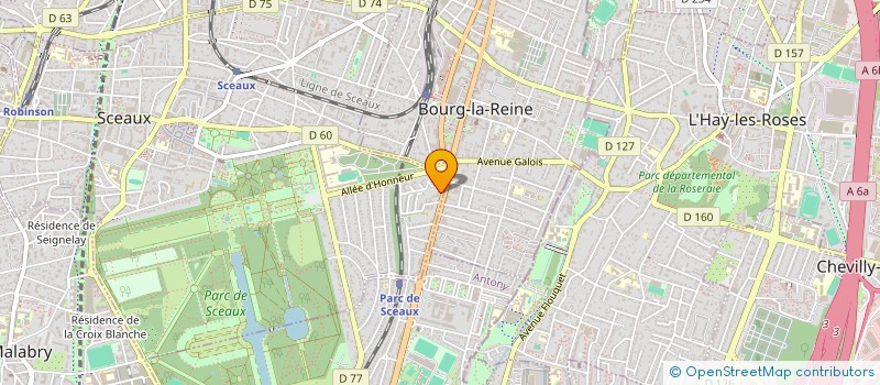 localisation de l'entreprise MONSIEUR LOUIS WANG à SCEAUX