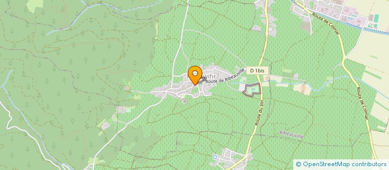 localisation de l'entreprise MONSIEUR LOUIS WEBER  HUNAWIHR