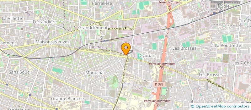 localisation de l'entreprise MONSIEUR LOUIS ZAGO à VILLEURBANNE