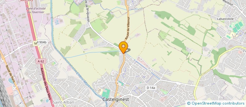 localisation de l'entreprise MONSIEUR LOUIS ZANELLY  CASTELGINEST