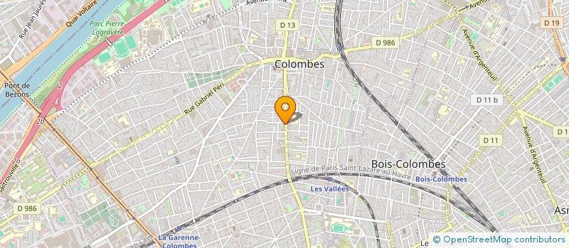 localisation de l'entreprise MONSIEUR LOUIS ZHENG à COLOMBES
