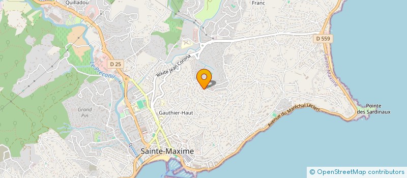 localisation de l'entreprise MONSIEUR LOUIS ZUCCO à SAINTE MAXIME