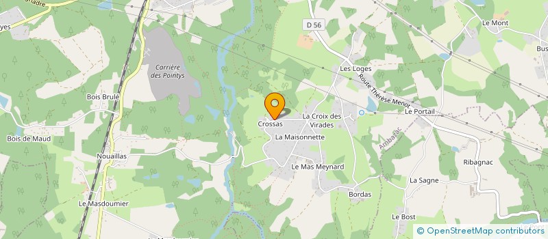 localisation de l'entreprise MONSIEUR LOUISE IOVINE  AMBAZAC