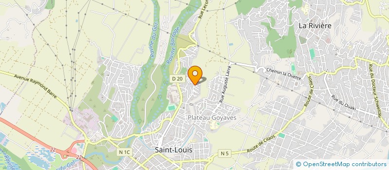 localisation de l'entreprise MONSIEUR LOUISIN SINAMAN à SAINT-LOUIS