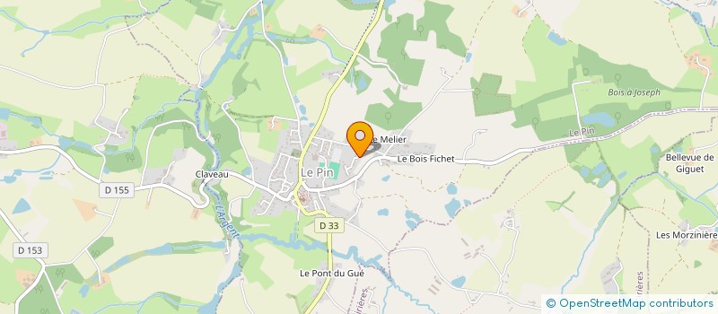 localisation de l'entreprise MONSIEUR LOUISON BONNAUD  LE PIN