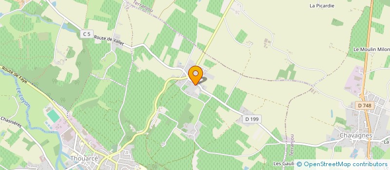 localisation de l'entreprise MONSIEUR LOUISON CADET  BELLEVIGNE-EN-LAYON