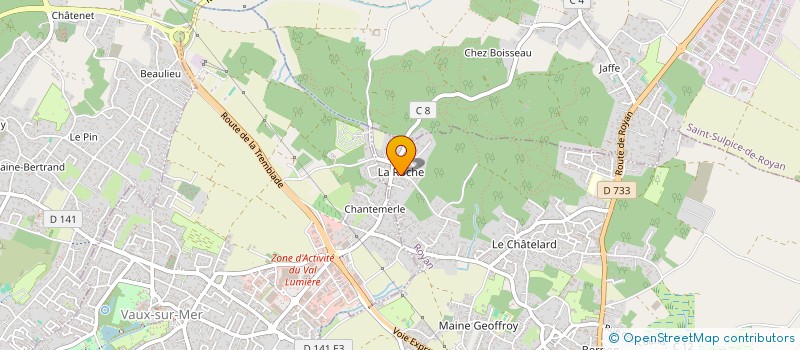 localisation de l'entreprise MONSIEUR LOUISON CROISSANT  PEZULS