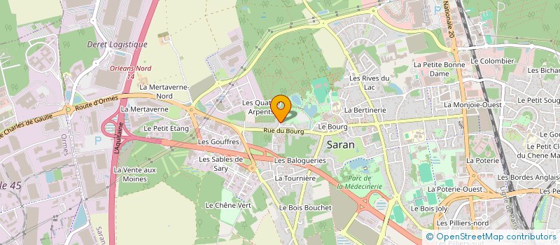 localisation de l'entreprise MONSIEUR LOUISON DEME à SARAN