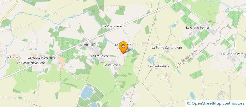 localisation de l'entreprise MONSIEUR LOUISON DENIS à LA LIMOUZINIERE