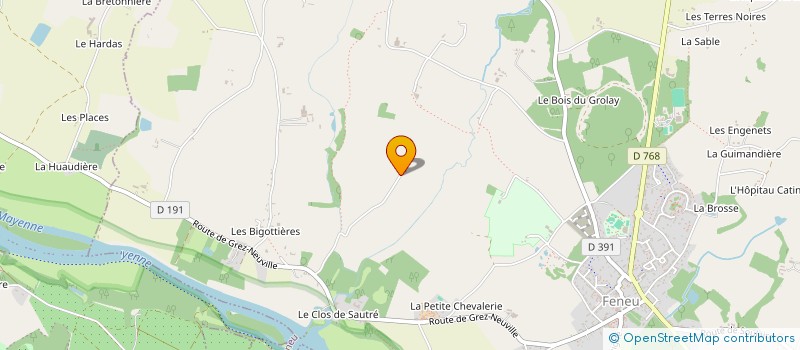 localisation de l'entreprise MONSIEUR LOUISON DIOGO  FENEU