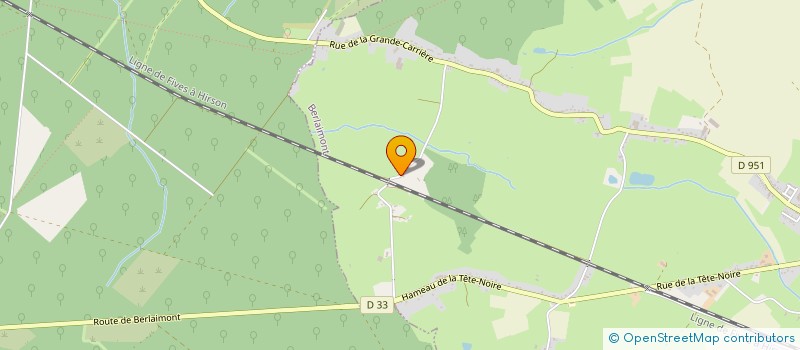 localisation de l'entreprise MONSIEUR LOUISON GERARD  BERLAIMONT