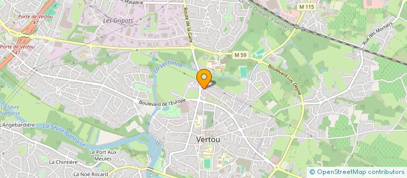 localisation de l'entreprise MONSIEUR LOUISON LEBRETON  VERTOU