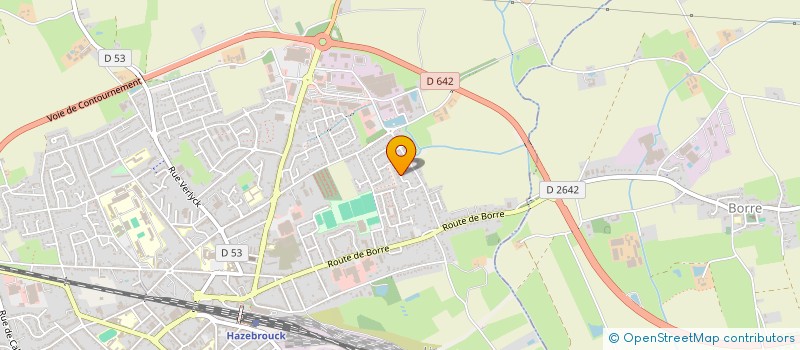 localisation de l'entreprise MONSIEUR LOUISON MARTINS - - TAHON  HAZEBROUCK