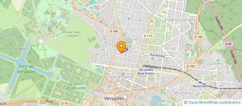 localisation de l'entreprise MONSIEUR LOUISON MERCIER à VERSAILLES
